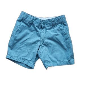 Cat & Jack Green/ Blue Shorts with Adjustable Waistband, Size 4